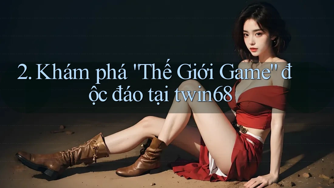 2. Khám phá “Thế Giới Game” độc đáo tại twin68