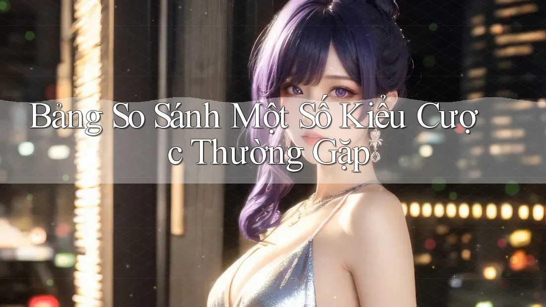 Bảng So Sánh Một Số Kiểu Cược Thường Gặp Bảng So Sánh Một Số Kiểu Cược Thường Gặp