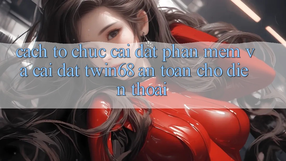 Cách tổ chức Cài đặt Phần mềm Và Cài Đặt twin68 An Toàn Cho Điện Thoại