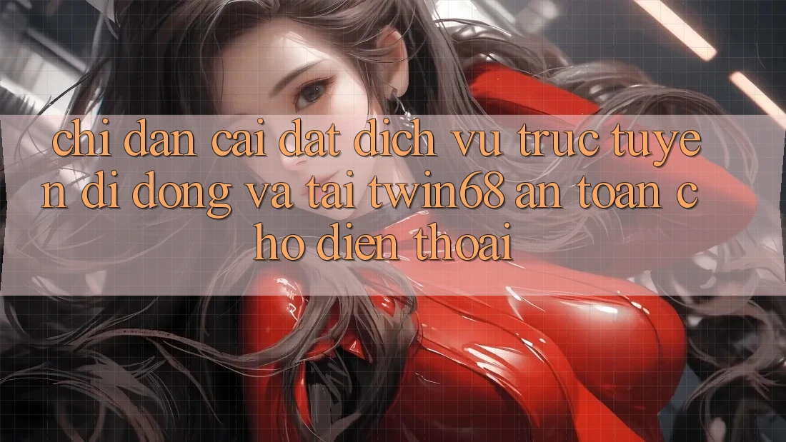 Chỉ dẫn Cài đặt Dịch vụ trực tuyến di động Và Tải twin68 An Toàn Cho Điện Thoại