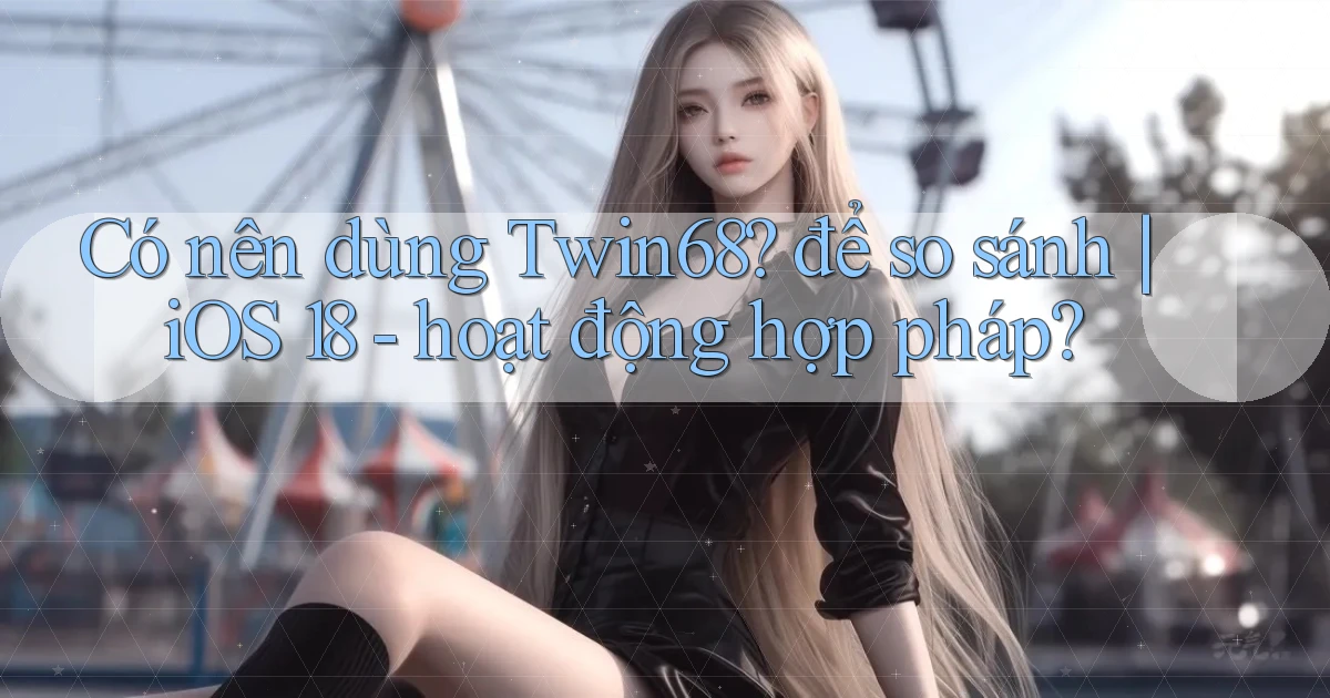 Có nên dùng Twin68 để so sánh iOS 18   hoạt động hợp pháp