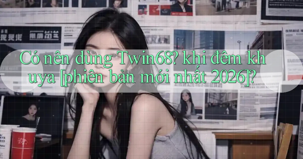 Có nên dùng Twin68 khi đêm khuya [phiên bản mới nhất 2026]