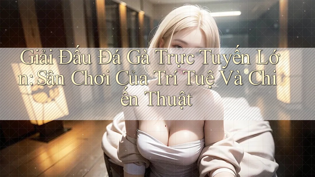 Giải Đấu Đá Gà Trực Tuyến Lớn: Sân Chơi Của Trí Tuệ Và Chiến Thuật Giải Đấu Đá Gà Trực Tuyến Lớn: Sân Chơi Của Trí Tuệ Và Chiến Thuật