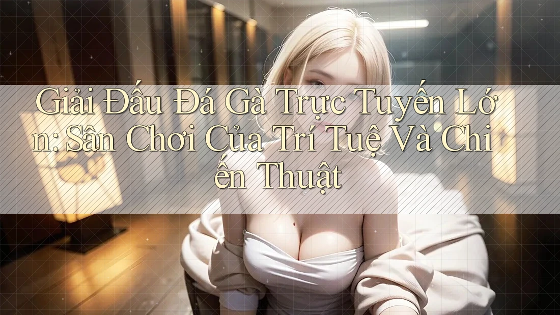 Giải Đấu Đá Gà Trực Tuyến Lớn: Sân Chơi Của Trí Tuệ Và Chiến Thuật Giải Đấu Đá Gà Trực Tuyến Lớn: Sân Chơi Của Trí Tuệ Và Chiến Thuật
