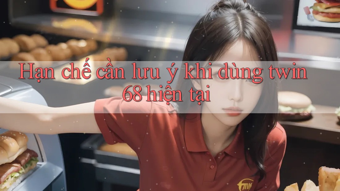 Hạn chế cần lưu ý khi dùng twin68 hiện tại Hạn chế cần lưu ý khi dùng twin68 hiện tại
