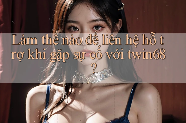 Làm thế nào để liên hệ hỗ trợ khi gặp sự cố với twin68? Làm thế nào để liên hệ hỗ trợ khi gặp sự cố với twin68?