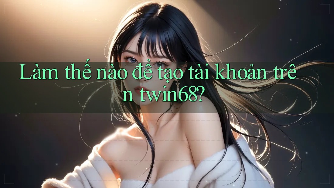 Làm thế nào để tạo tài khoản trên twin68?