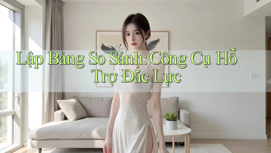 Lập Bảng So Sánh: Công Cụ Hỗ Trợ Đắc Lực Lập Bảng So Sánh: Công Cụ Hỗ Trợ Đắc Lực