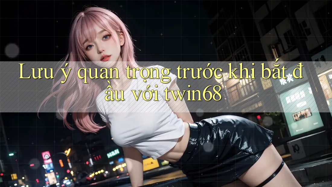 Lưu ý quan trọng trước khi bắt đầu với twin68 Lưu ý quan trọng trước khi bắt đầu với twin68