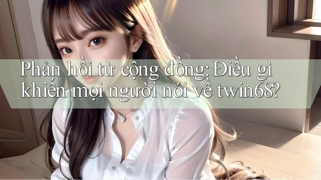 Phản hồi từ cộng đồng: Điều gì khiến mọi người nói về twin68?