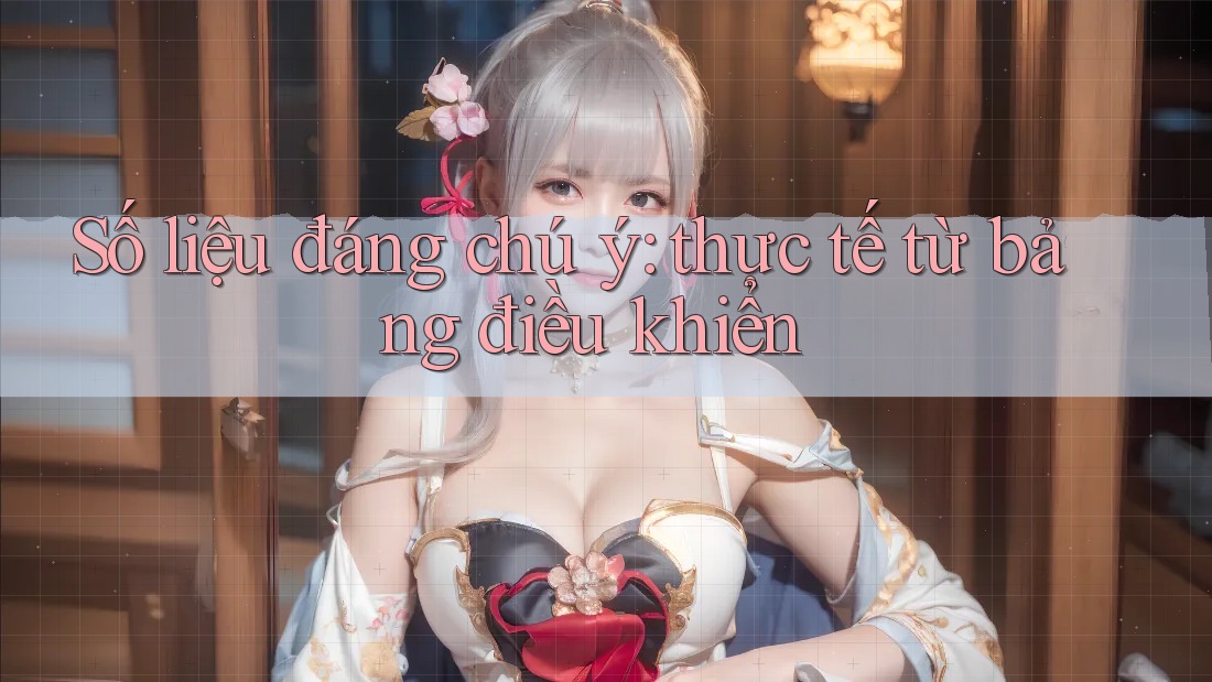 Số liệu đáng chú ý: thực tế từ bảng điều khiển Số liệu đáng chú ý: thực tế từ bảng điều khiển