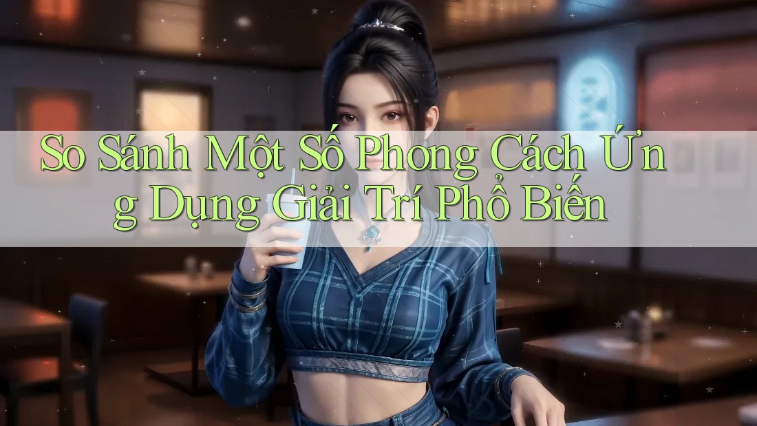 So Sánh Một Số Phong Cách Ứng Dụng Giải Trí Phổ Biến So Sánh Một Số Phong Cách Ứng Dụng Giải Trí Phổ Biến