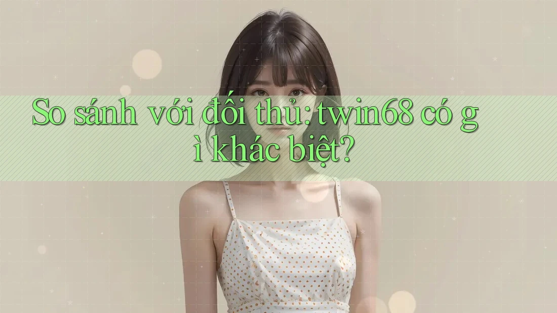 So sánh với đối thủ: twin68 có gì khác biệt?