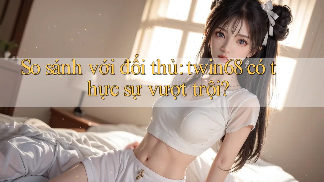 So sánh với đối thủ: twin68 có thực sự vượt trội? So sánh với đối thủ: twin68 có thực sự vượt trội?