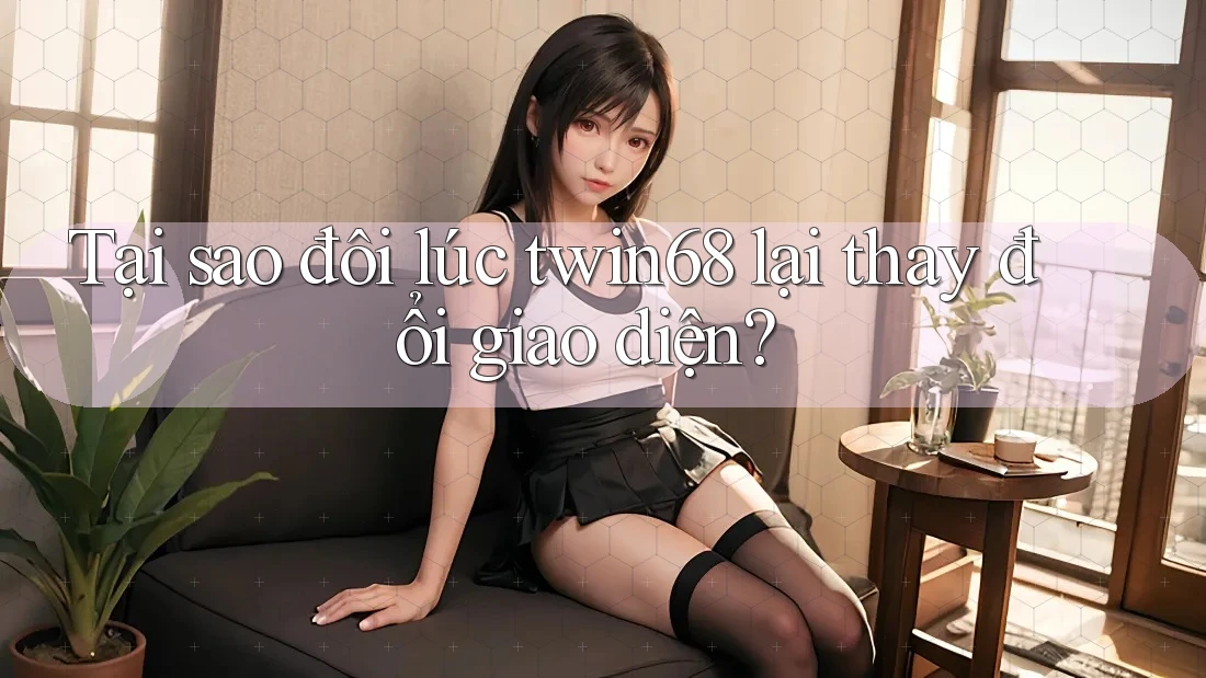 Tại sao đôi lúc twin68 lại thay đổi giao diện?