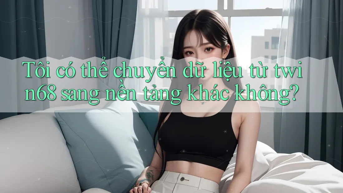 Tôi có thể chuyển dữ liệu từ twin68 sang nền tảng khác không? Tôi có thể chuyển dữ liệu từ twin68 sang nền tảng khác không?