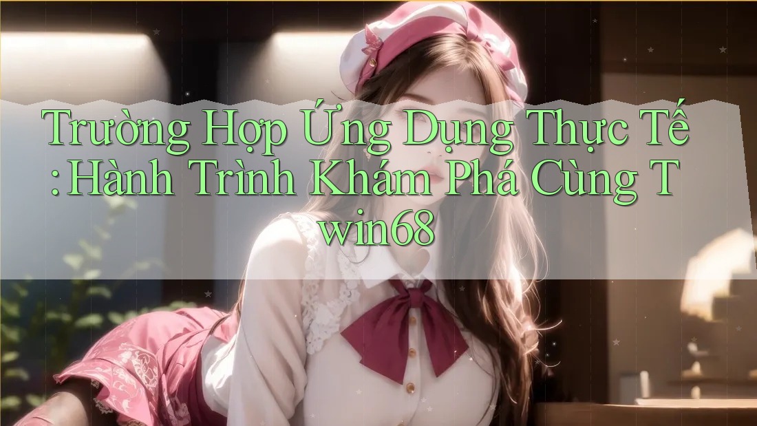 Trường Hợp Ứng Dụng Thực Tế: Hành Trình Khám Phá Cùng Twin68 Trường Hợp Ứng Dụng Thực Tế: Hành Trình Khám Phá Cùng Twin68