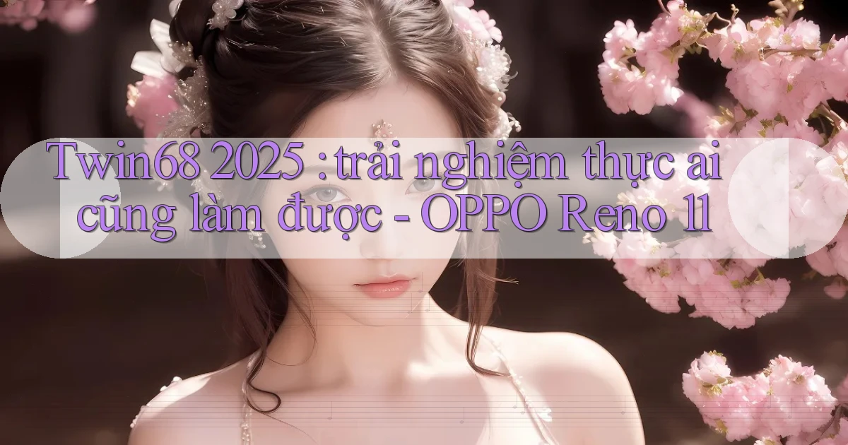 Twin68 2025 trải nghiệm thực ai cũng làm được   OPPO Reno 11