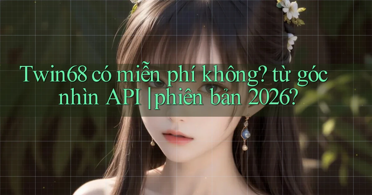 Twin68 có miễn phí không từ góc nhìn API phiên bản 2026