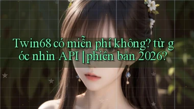 Twin68 có miễn phí không từ góc nhìn API phiên bản 2026